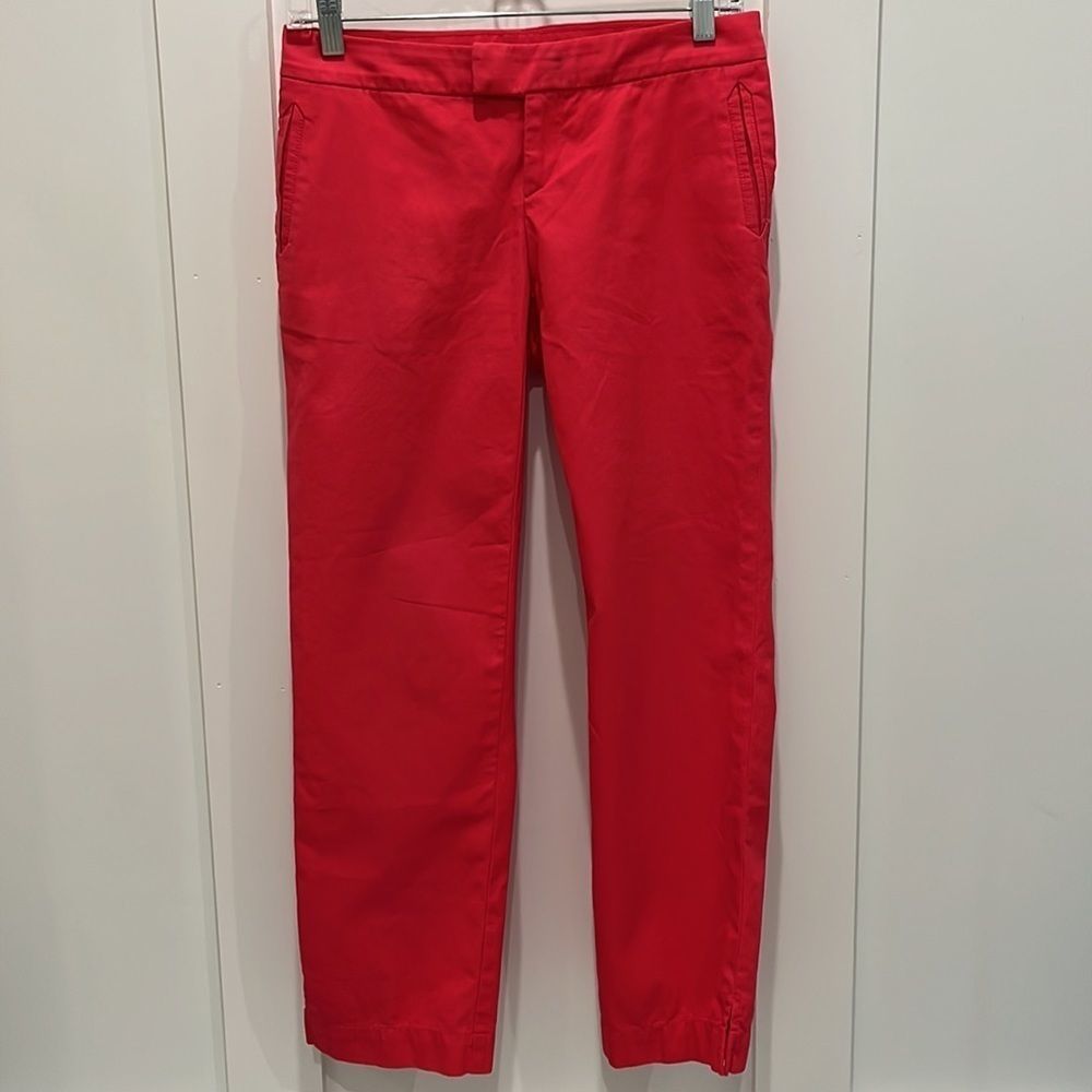 Lilly Pulitzer coral colored ankle pants, size 2